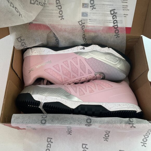 NEW Reebok Womens 11.5W Speed TR Work Athletic Shoe Composite Toe Pink - Picture 7 of 11